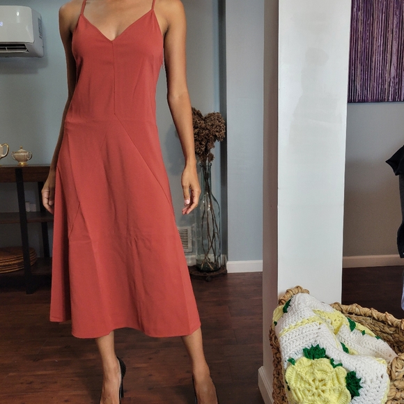 Thakoon Rust Slip Dress - Picture 15 of 16